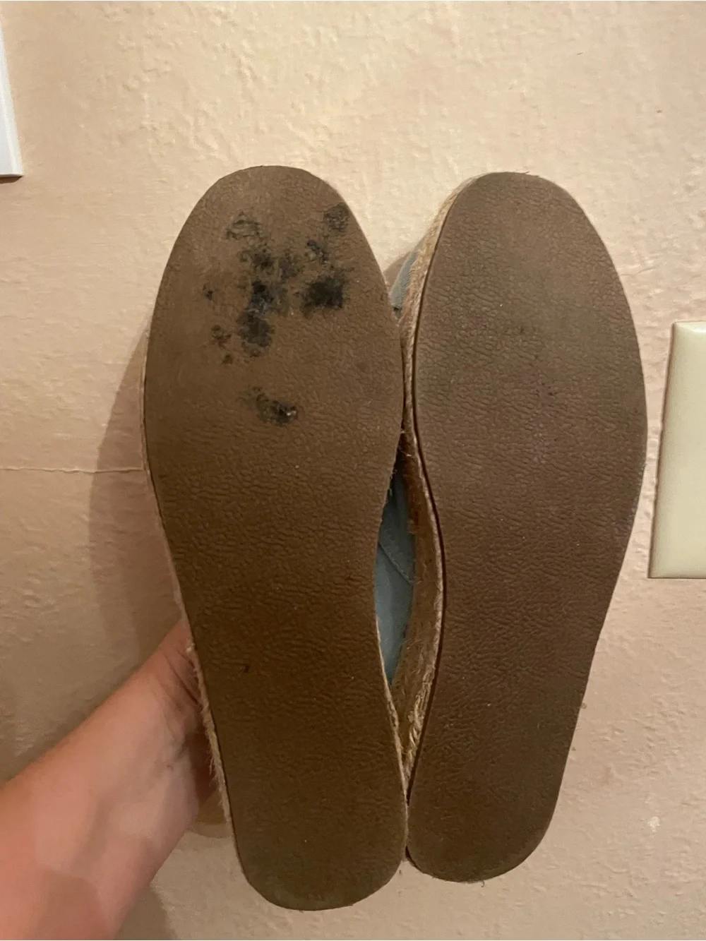 American Eagle Outfitters Denim  Espadrille Platform Slip-On